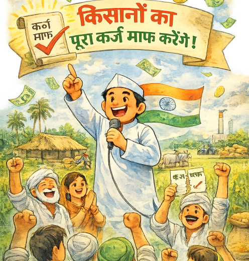 Full loan waiver for farmers.